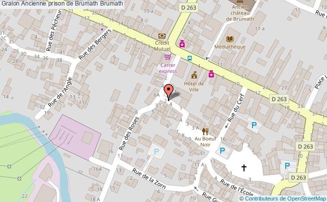 plan Ancienne Prison De Brumath Brumath Brumath