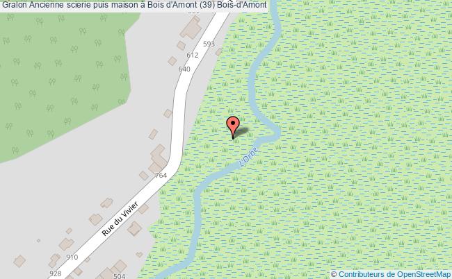 plan Ancienne Scierie Puis Maison à Bois D'amont (39) Bois-d'amont Bois-d'Amont