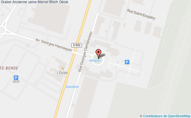 plan Ancienne Usine Marcel Bloch Déols Déols