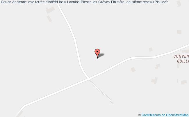 plan Ancienne Voie Ferrée D'intérêt Local Lannion-plestin-les-grèves-finistère, Deuxième Réseau Ploulec'h Ploulec'h