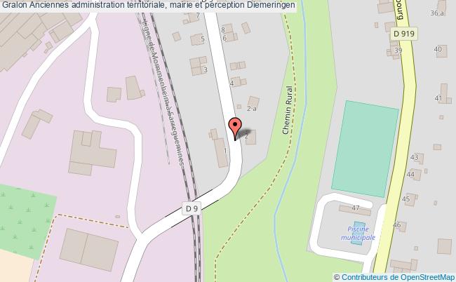 Anciennes administration territoriale, mairie et perception