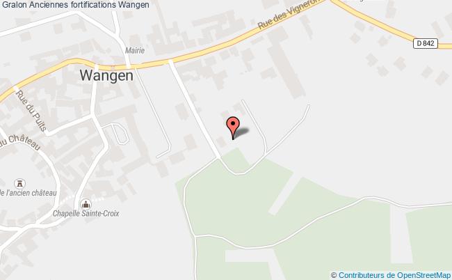 plan Anciennes Fortifications Wangen Wangen