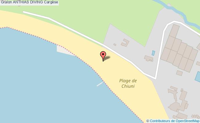 plan Anthias Diving Cargèse Cargèse