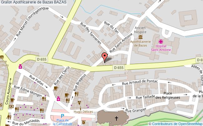 plan Apothicairerie De Bazas Bazas BAZAS