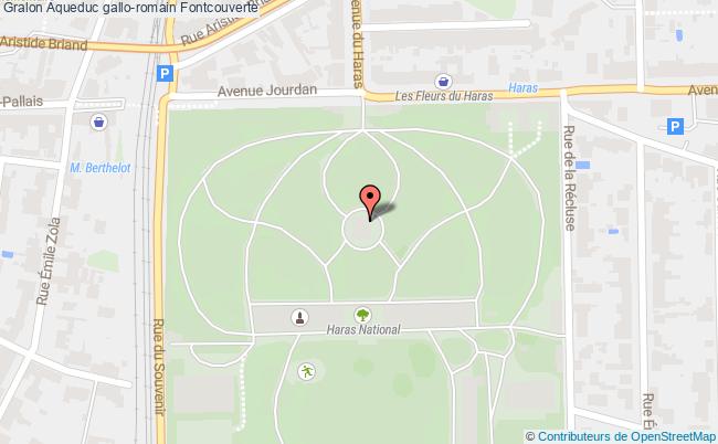 plan Aqueduc Gallo-romain Fontcouverte Fontcouverte