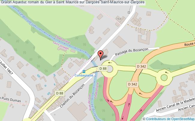 plan Aqueduc Romain Du Gier à Saint Maurice Sur Dargoire Saint-maurice-sur-dargoire Saint-Maurice-sur-Dargoire