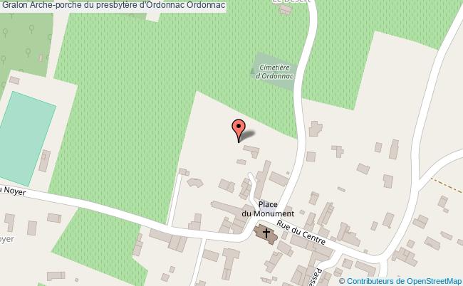 plan Arche-porche Du Presbytère D'ordonnac Ordonnac Ordonnac