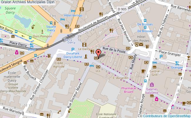 plan Archives Municipales Dijon Dijon