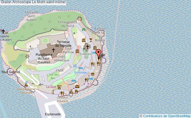 plan Archoscope Le Mont-saint-michel Le Mont-saint-michel