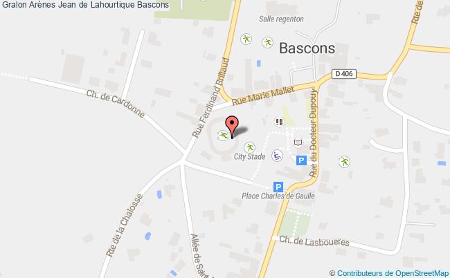 plan Arènes Jean De Lahourtique Bascons Bascons