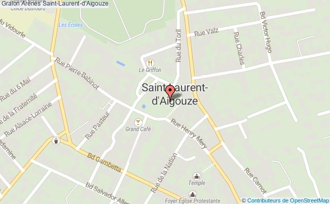 plan Arènes Saint-laurent-d'aigouze Saint-Laurent-d'Aigouze