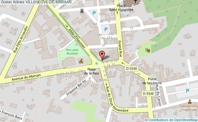 plan Arènes Villeneuve-de-marsan VILLENEUVE-DE-MARSAN