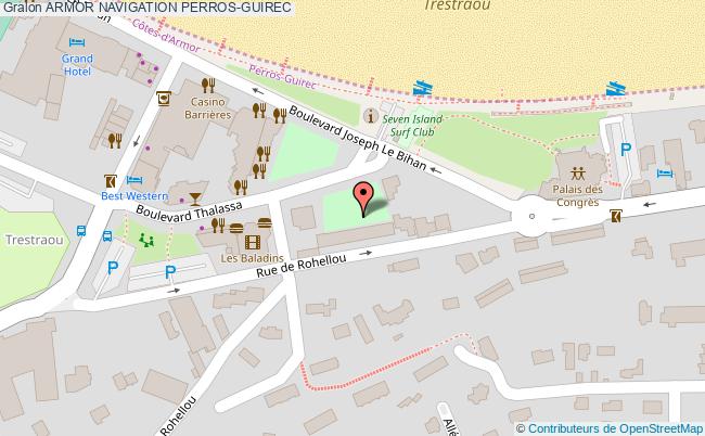 plan Armor Navigation Perros-guirec PERROS-GUIREC