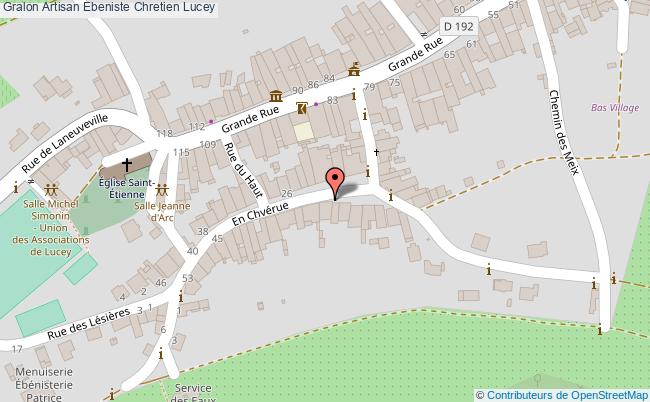 plan Artisan Ebeniste Chretien Lucey Lucey