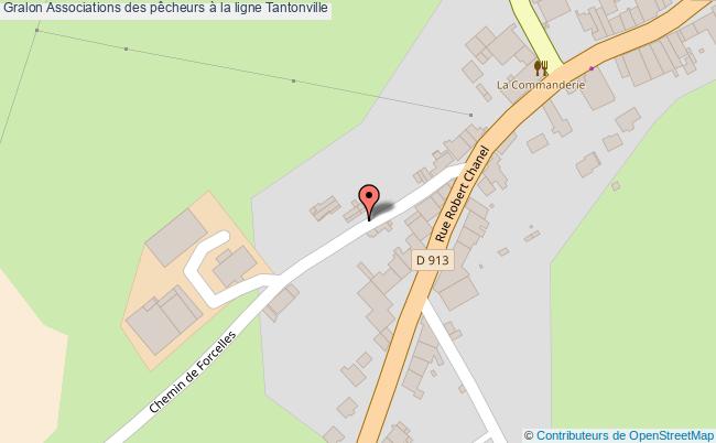 plan Associations Des Pêcheurs à La Ligne Tantonville Tantonville
