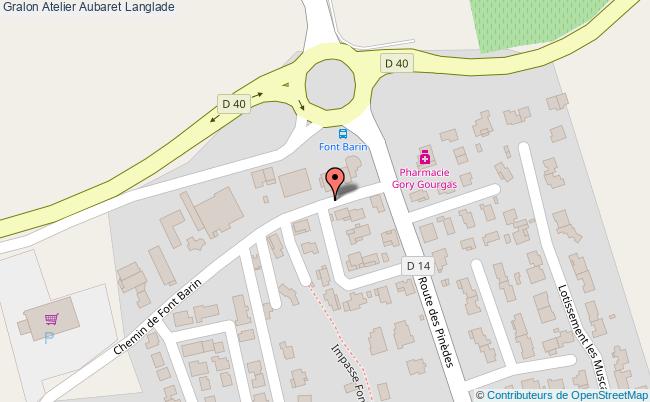 plan Atelier Aubaret Langlade Langlade