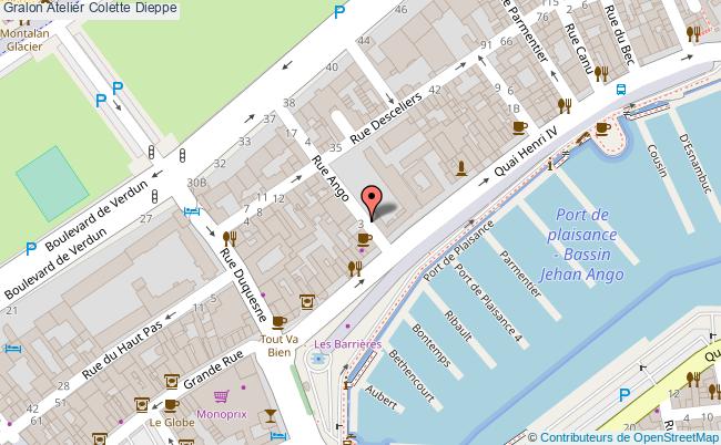 plan Atelier Colette Dieppe Dieppe