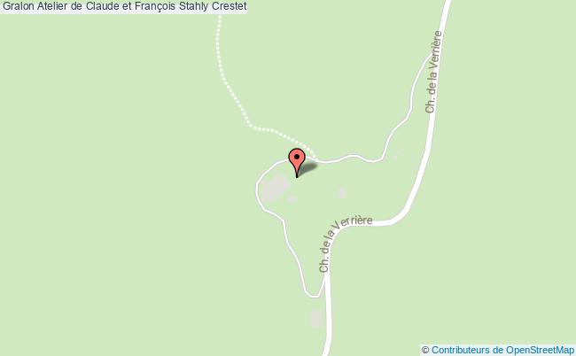 plan Atelier De Claude Et François Stahly Crestet Crestet