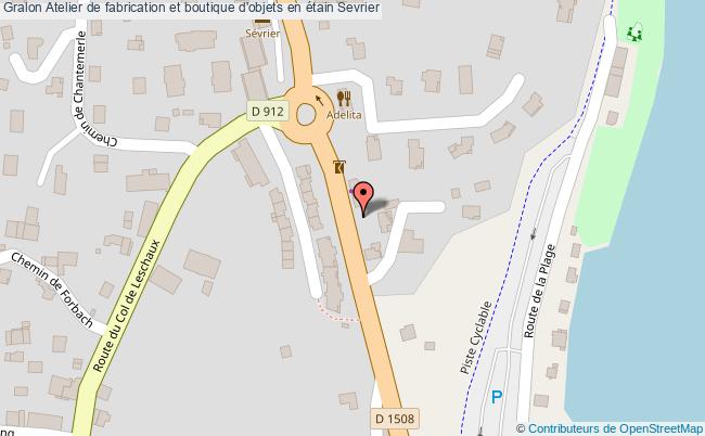 plan Atelier De Fabrication Et Boutique D'objets En étain Sevrier Sevrier