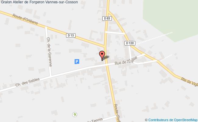plan Atelier De Forgeron Vannes-sur-cosson Vannes-sur-Cosson