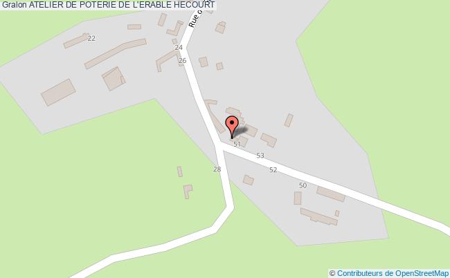 ATELIER DE POTERIE DE L'ERABLE