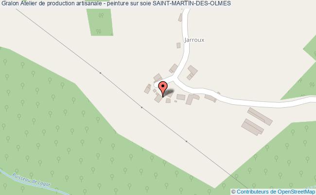 plan Atelier De Production Artisanale - Peinture Sur Soie Saint-martin-des-olmes SAINT-MARTIN-DES-OLMES