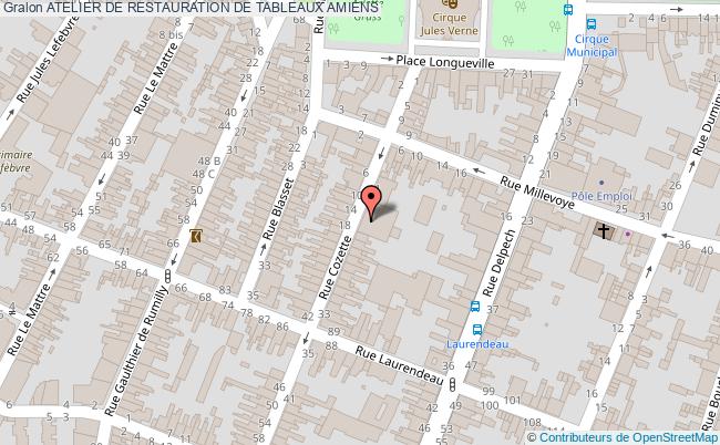 plan Atelier De Restauration De Tableaux Amiens AMIENS