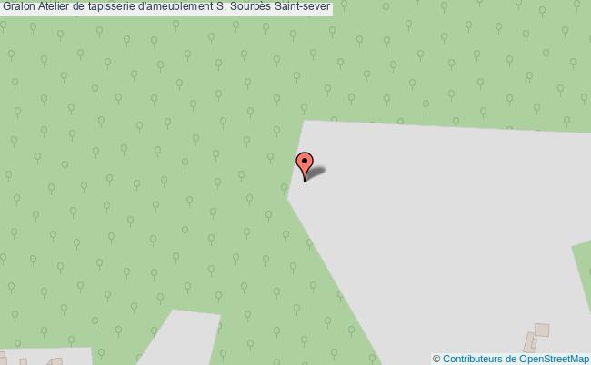 plan Atelier De Tapisserie D'ameublement S. Sourbès Saint-sever Saint-sever