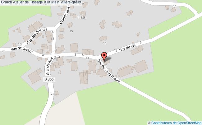 plan Atelier De Tissage à La Main Villers-grélot Villers-grélot