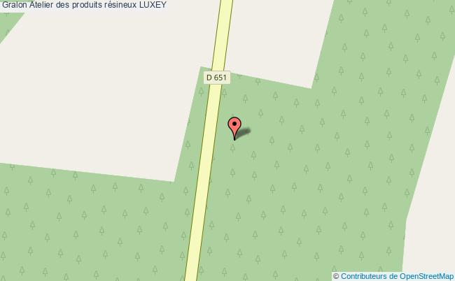 plan Atelier Des Produits Résineux Luxey LUXEY