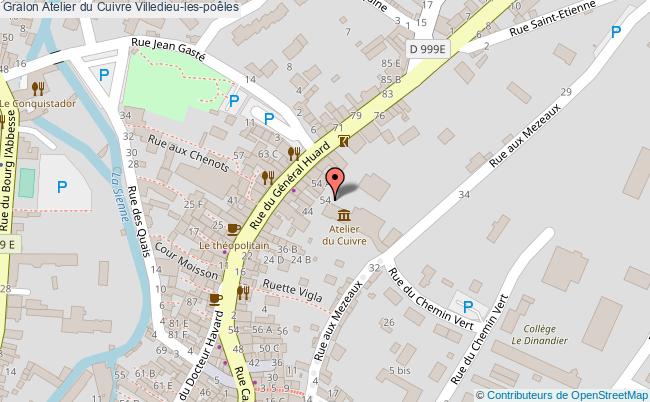 plan Atelier Du Cuivre Villedieu-les-poêles Villedieu-les-poêles