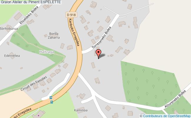 plan Atelier Du Piment Espelette ESPELETTE