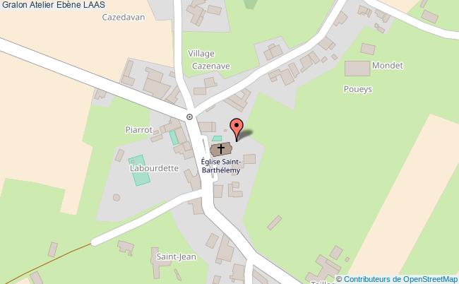 plan Atelier Ebène Laas LAAS