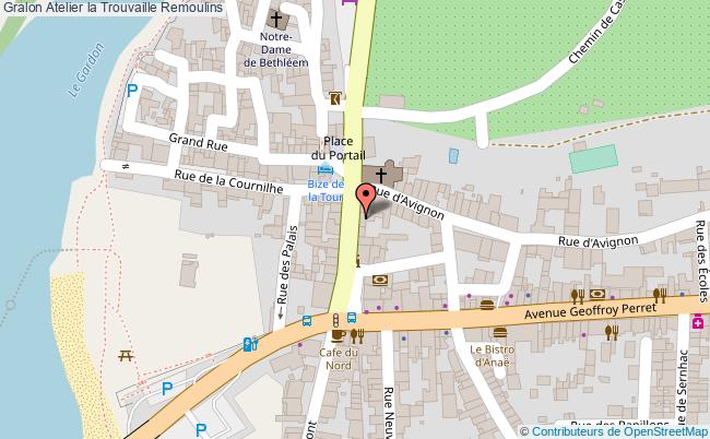 plan Atelier La Trouvaille Remoulins Remoulins