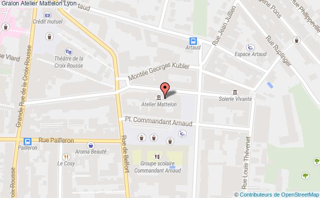 plan Atelier Mattelon Lyon Lyon