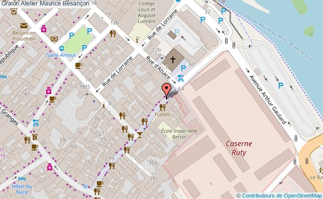 plan Atelier Maurice Besançon Besançon