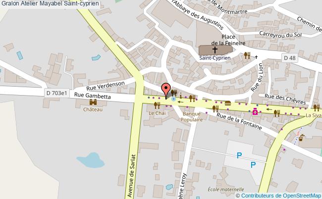 plan Atelier Mayabel Saint-cyprien Saint-cyprien