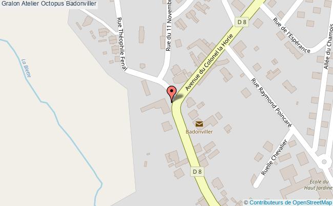 plan Atelier Octopus Badonviller Badonviller