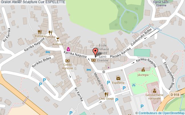 plan Atelier Sculpture Cuir Espelette ESPELETTE