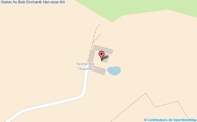 plan Au Bois Enchanté Nan-sous-thil Nan-sous-thil