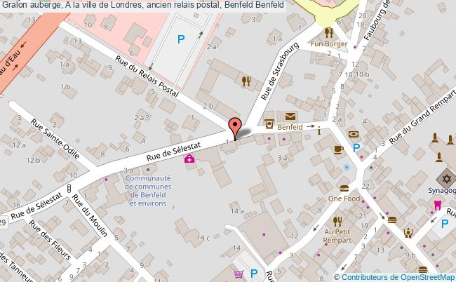 auberge, A la ville de Londres, ancien relais postal, Benfeld