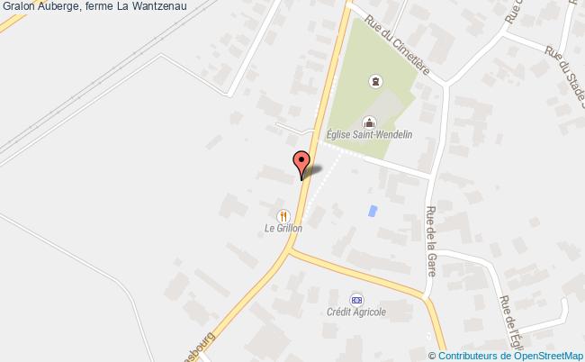 plan Auberge, Ferme La Wantzenau La Wantzenau