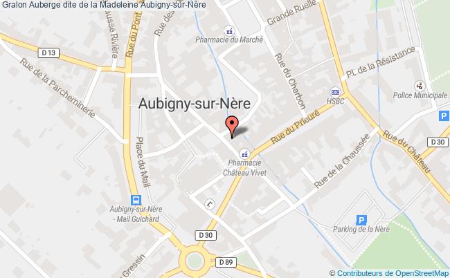 plan Auberge Dite De La Madeleine Aubigny-sur-nère Aubigny-sur-Nère