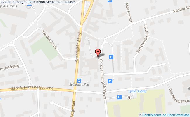 plan Auberge Dite Maison Meuleman Falaise Falaise