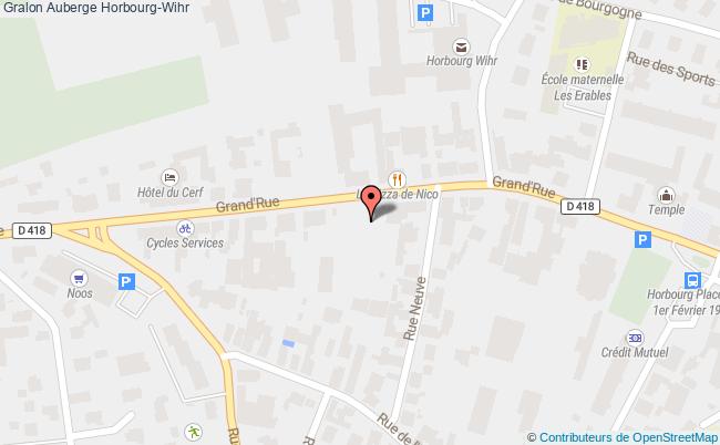 plan Auberge Horbourg-wihr Horbourg-Wihr