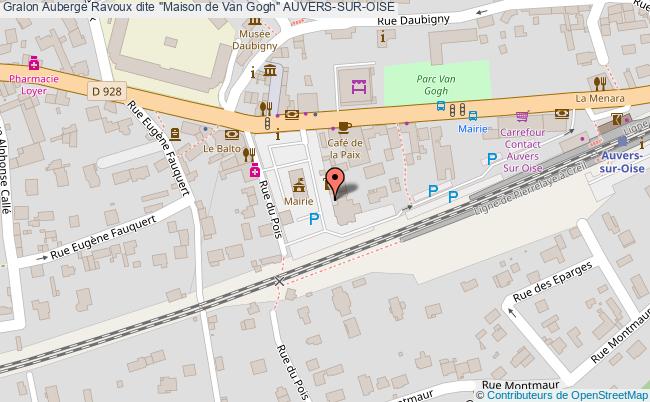 plan Auberge Ravoux Dite "maison De Van Gogh" Auvers-sur-oise AUVERS-SUR-OISE