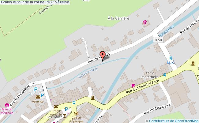 plan Autour De La Colline Insp Vézelise Vézelise