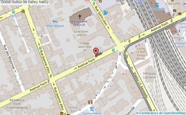 plan Autour De Nancy Nancy Nancy