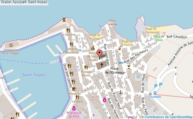 plan Azurpark Saint-tropez Saint-tropez