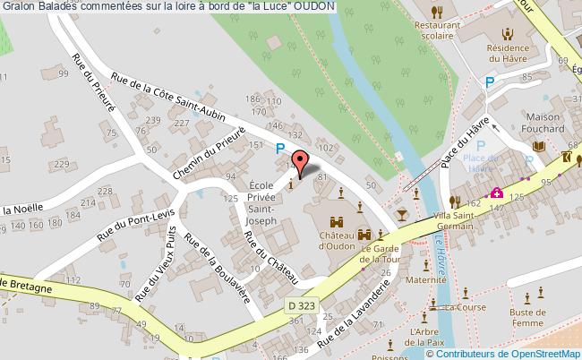plan Balades Commentées Sur La Loire à Bord De "la Luce" Oudon OUDON